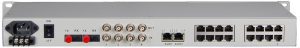 Fiber-1Voice+4E1+4FE+4RS232 Multiplexer