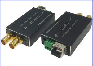 Mini 12G-SDI over Fiber to SDI Converter